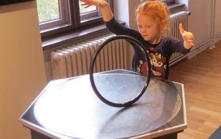 Schüler der Montessori Schule Berlin im Science Center Spectrum